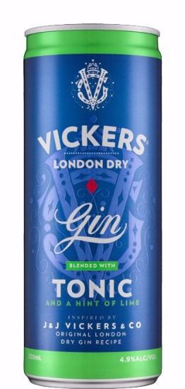 Picture of Z - VICKERS GIN AND TONIC CANS