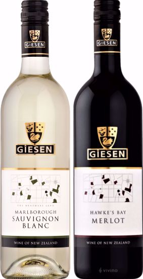 Picture of GIESEN RED & WHITE - SAV BLANC & MERLOT