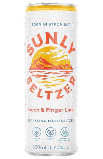Picture of SUNLY SELTZER - PEACH & FINGER LIME